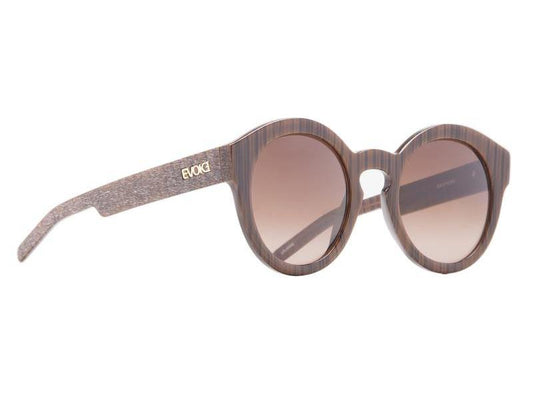 Óculos de Sol Evoke Evk 12 Big WOOD SANDED GOLD/ GREEN DEGRADÊ