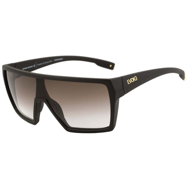 Óculos de Sol Evoke Bionic Alfa - A13 Black Matte/ Brown Degradê