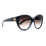 Óculos de Sol Evoke Déjà Vu Cat Style Dark Lace/ Brown Degradê