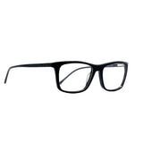 Óculos de Grau Evoke Outline A01 Black Matte Black Shine TAM 54 MM