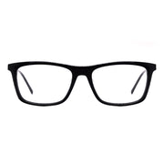 Óculos de Grau Evoke Outline A01 Black Matte Black Shine Lente 5,4 Cm
