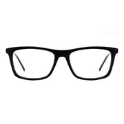 Óculos de Grau Evoke Outline A01 Black Matte Black Shine Lente 5,4 Cm