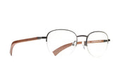 Óculos de Grau Evoke Wood Series 05 Premium Collection 01A Black Matte Unico