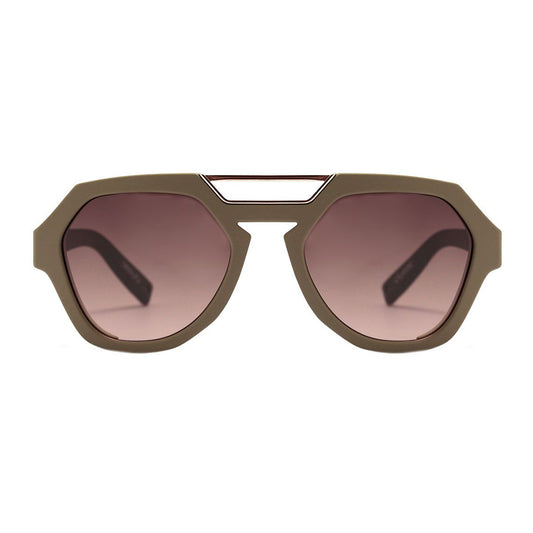 Óculos de Sol Evoke Avalanche E11 Olive Grey Matte / Brown Gradient Unico - Lente 5,3 cm