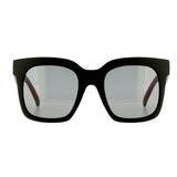 Óculos de Sol Evoke Audrey A11 BLACK MATTE SILVER GRAY TOTAL TAM 52 MM