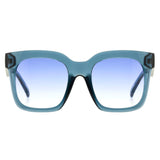 Óculos de Sol Evoke Audrey T03 Blue Crystal Silver/ Blue Gradient Lente 5,2 cm