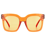 Óculos de Sol Evoke Audrey T05 Burnt Orange Light Gold/ Orange Total Lente 5,2 cm