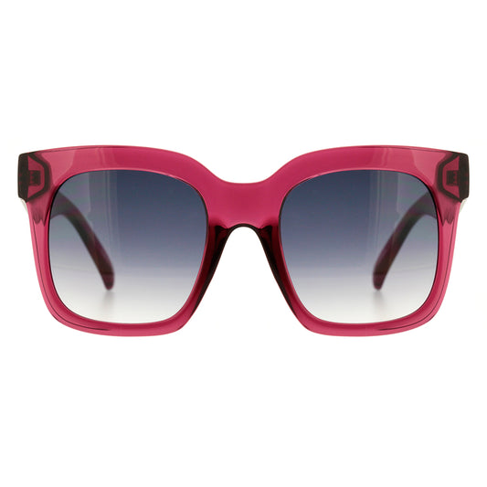 Óculos de Sol Evoke Audrey T02 Red Grape Crystal Silver/ Gray Gradient Lente 5,2 cm