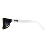 Óculos de Sol Evoke B-Side A10 Black Matte White Black/ Gray Gradiente Lente 5,8 cm