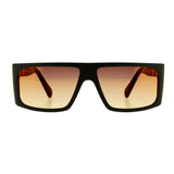 Óculos de Sol Evoke B-Side A12S Black Matte Gold/ Brown Gradient Gold Flash Lente 5,8 cm