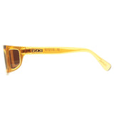 Óculos de Sol Evoke B-Side Yago Dora YD01 Crystal Ambar Caramel/ Brown Total Lente 5,8 cm