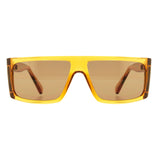 Óculos de Sol Evoke B-Side Yago Dora YD01 Crystal Ambar Caramel/ Brown Total Lente 5,8 cm
