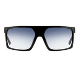 Óculos de Sol Evoke Shift Big A01 Black Shine Silver/ Gray Gradient Lente 5,9 cm
