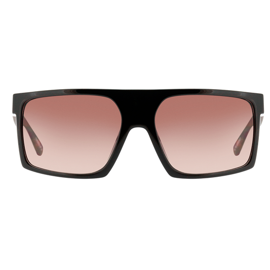 Óculos de Sol Evoke Shift Big A21 Black Shine Turtle Matte/ Black Brown Lente 5,9 cm