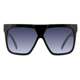 Óculos de sol Evoke Thinker A01 Black Shine Silver/ Gray Gradient Lente 6,0 cm