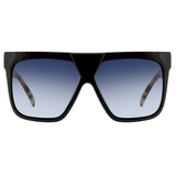 Óculos de sol Evoke Thinker A23 Black Temple Turtle Silver/ Gray Gradient Lente 6,0 cm