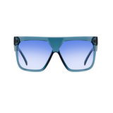 Óculos de sol Evoke Thinker T03 Blue Crystal Silver/ Blue Gradient Lente 6,0 cm