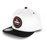 BONÉ EVOKE EVK 2 Baseball 5 Aba Reta Zíper Cinza/Preto Snapback