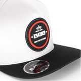 BONÉ EVOKE EVK 2 Baseball 5 Aba Reta Zíper Cinza/Preto Snapback