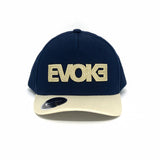 Evoke Boné EVK 17 Baseball 5 Aba Curva Blue Cream Azul/Creme Snapback