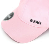 Evoke Boné EVK 20A Baseball 6 Aba Curva Pink Dad Rosa Strapback