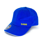 Evoke Boné EVK 20C Baseball 6 Aba Curva Azul Brasil Azul Strapback