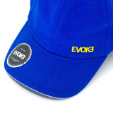 Evoke Boné EVK 20C Baseball 6 Aba Curva Azul Brasil Azul Strapback