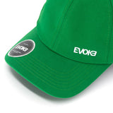 Evoke Boné EVK 20D Baseball 6 Aba Curva Verde Brasil Verde Strapback