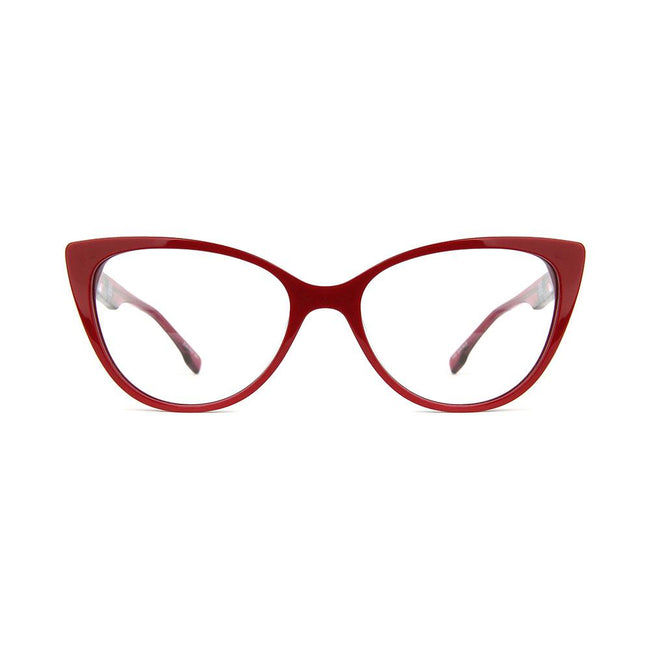 Óculos de Grau Evoke EVK RX5 D01 VINHO BRILHO Lente 5,3 cm