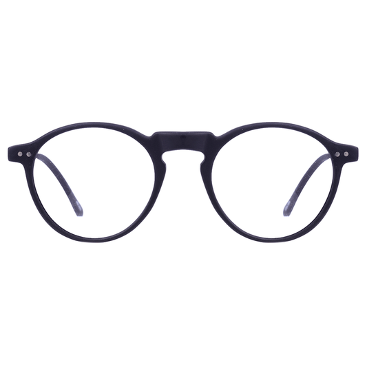 Óculos de Grau Evoke Round Clip On Matte Black/ Verde G-15