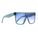 Óculos de sol Evoke Thinker T03 Blue Crystal Silver/ Blue Gradient Lente 6,0 cm
