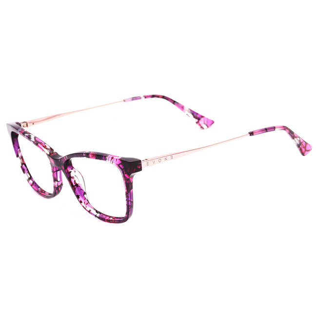 Óculos de Grau Evoke For You DX79 G22 Grape Turtle Shine - Lente 5,2 cm