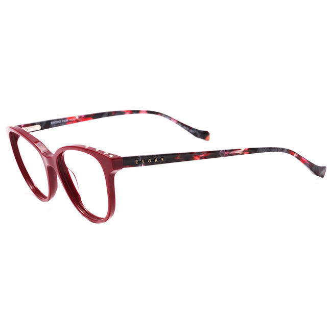 Óculos de Grau Evoke For You DX72 D01 Red Marble Shine - Lente 5,2 cm