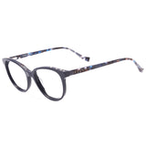 Óculos de Grau Evoke For You DX72 D02 Blue Shine Turtle - Lente 5,2 cm