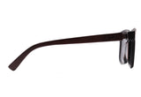 Óculos de Sol Evoke Native 3 A02 Black Matte Temple Wood / Gray Unico - Lente 5,5 cm