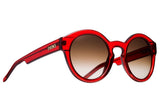 óculos de Sol Evoke EVK 12 BIG Crystal Red/ Brown Degradê