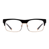Óculos de Grau Evoke Capo IV A01 Black Shine Gold - Lente 5,6 Cm