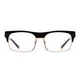 Óculos de Grau Evoke Capo IV A01 Black Shine Gold TAM 56 MM