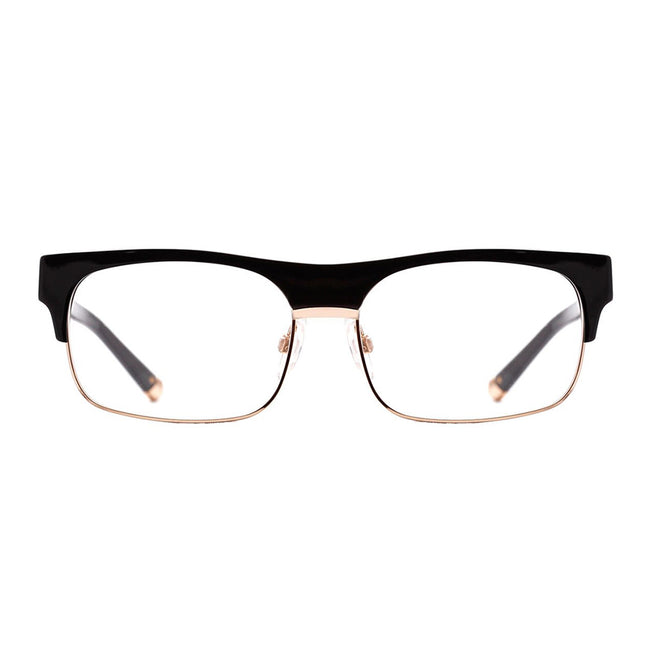 Óculos de Grau Evoke Capo IV A01 Black Shine Gold - Lente 5,6 Cm