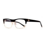 Óculos de Grau Evoke Capo IV A01 Black Shine Gold - Lente 5,6 Cm