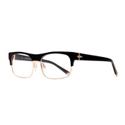 Óculos de Grau Evoke Capo IV A01 Black Shine Gold TAM 56 MM