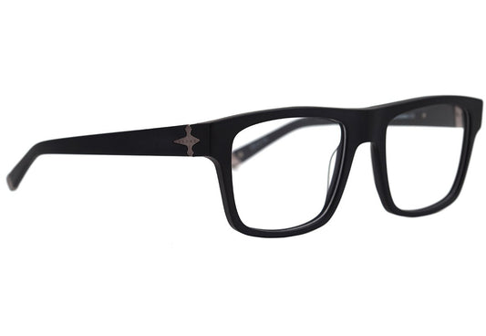 Óculos de Grau Evoke Capo VIII A01 BLACK MATTE GUN TAM 53 MM