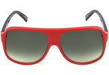 Óculos de Sol Evoke Evk 04 Red Black/ Green Degradê