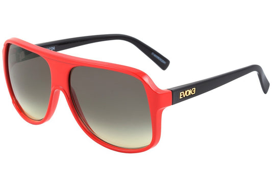 Óculos de Sol Evoke Evk 04 Red Black/ Green Degradê