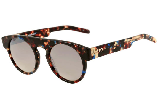 Óculos de Sol Evoke Evk 14 Turtle Blue Brown/ Flash Mirror