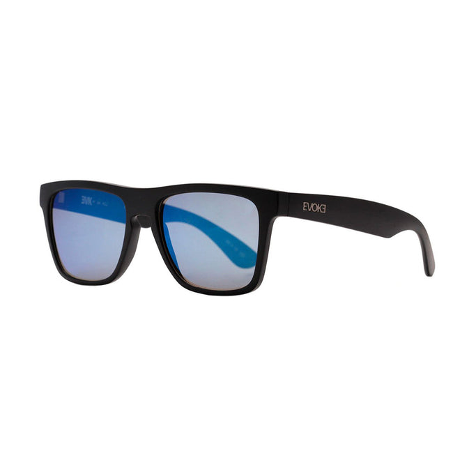 Óculos de Sol Evoke EVK 24 A02 Matte Black / Blue Espelhado Unico - Lente 5,6 cm