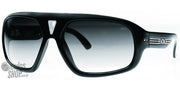 Óculos de Sol Evoke Emerson Fittipaldi  Black Shine Silver Gray Degradê TAM 69 MM