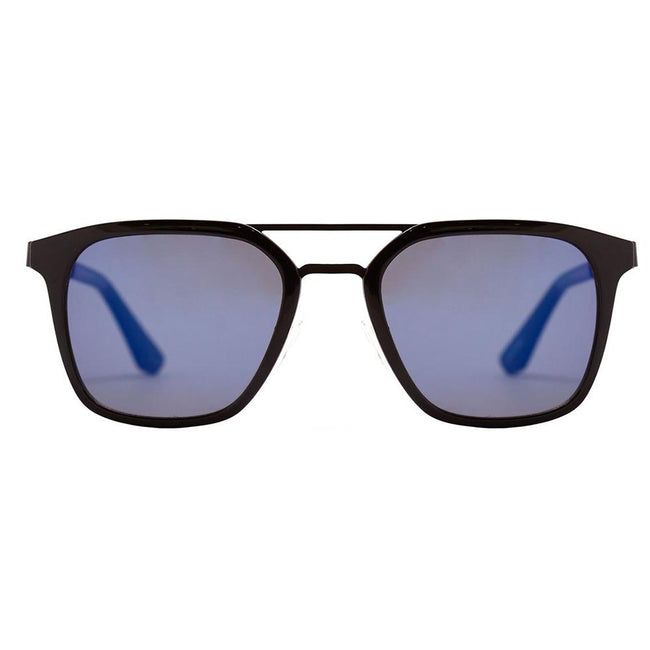 EVOKE FOR YOU DS15 - ÓCULOS DE SOL A01 Black Shine/ Blue Mirror