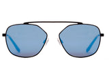 Óculos de Sol Evoke For You DS18 09A Matte Black/ Blue Espelhado