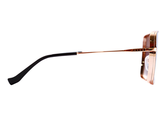 Óculos de Sol Evoke For You DS24 09A Black Gold Shine / Brown Gradient Unico - Lente 5,7 cm
